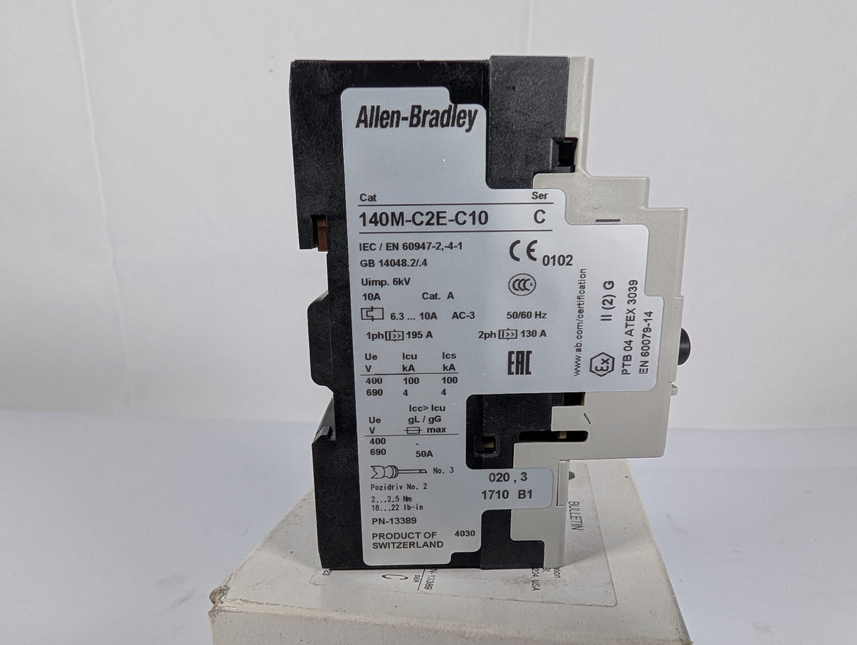 Allen Bradley - Motor Circuit Breaker - 140M - C2E - C10 - New - Big Liquidators