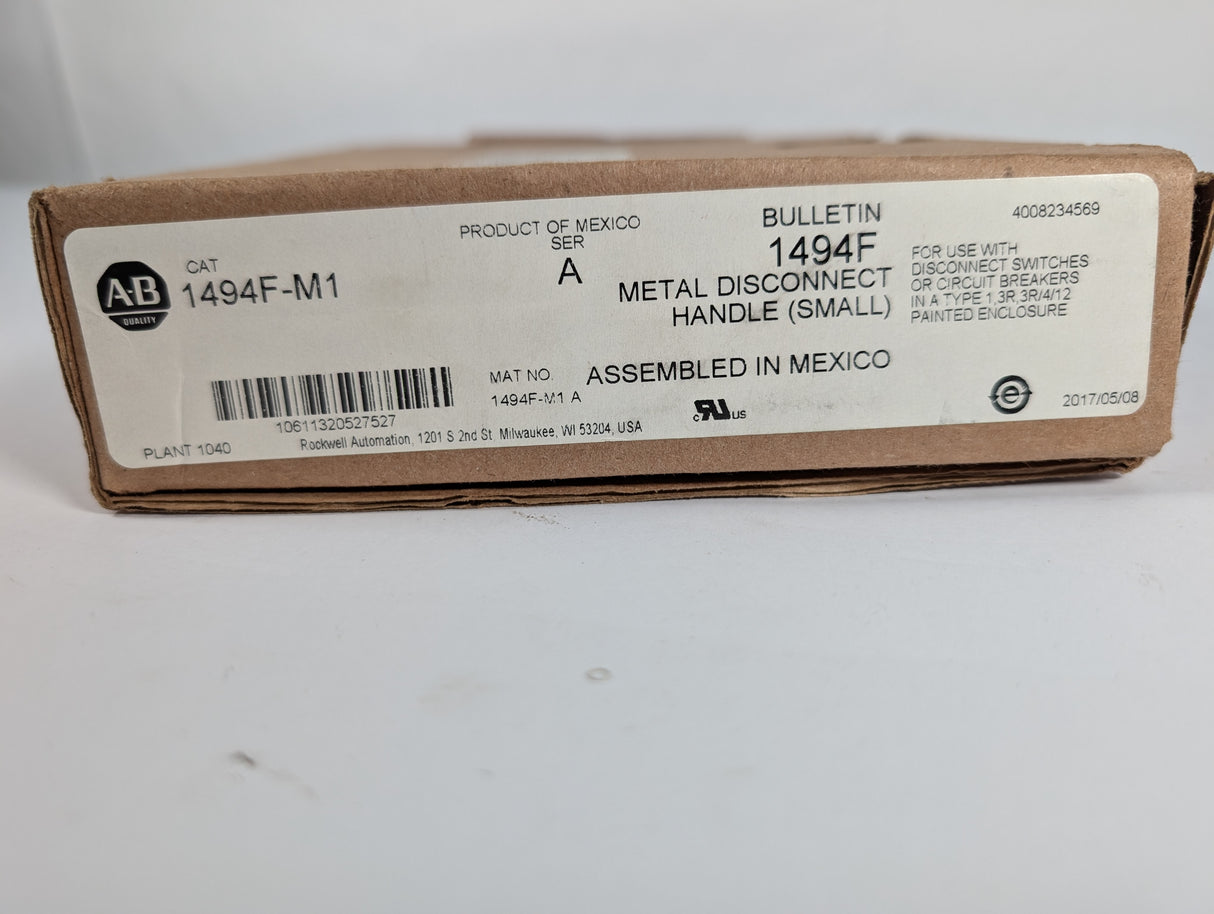 Allen Bradley - Metal Disconnect Handle(small) - 1494F - M1 - New - Big Liquidators