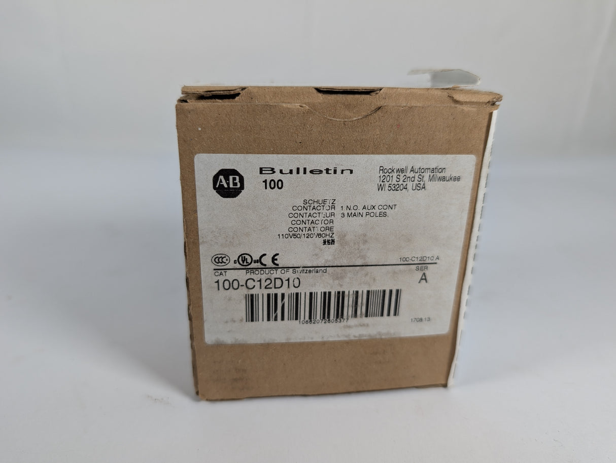 Allen Bradley - IEC 12 Amp Contactor - 100 - C12D10 - New - Big Liquidators