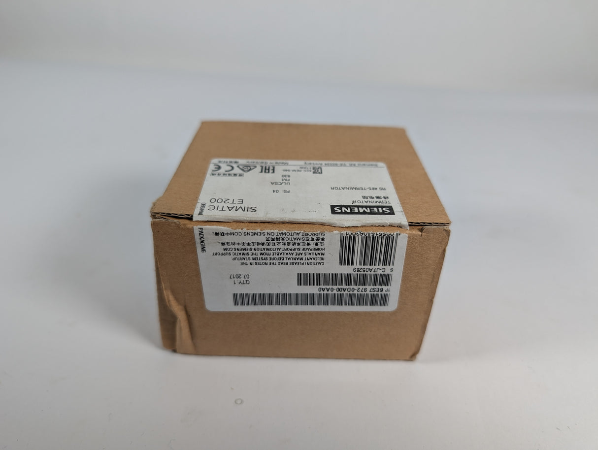 Siemens - Active RS 485 Terminating Element - 6ES7 972 - ODA00 - 0AA0 - New - Big Liquidators