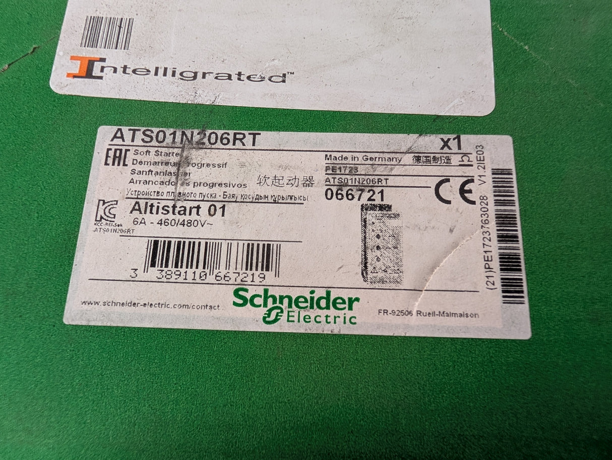 Schneider Electric - Soft Starter for Asynchonous Motor - ATS01N206RT - New - Big Liquidators