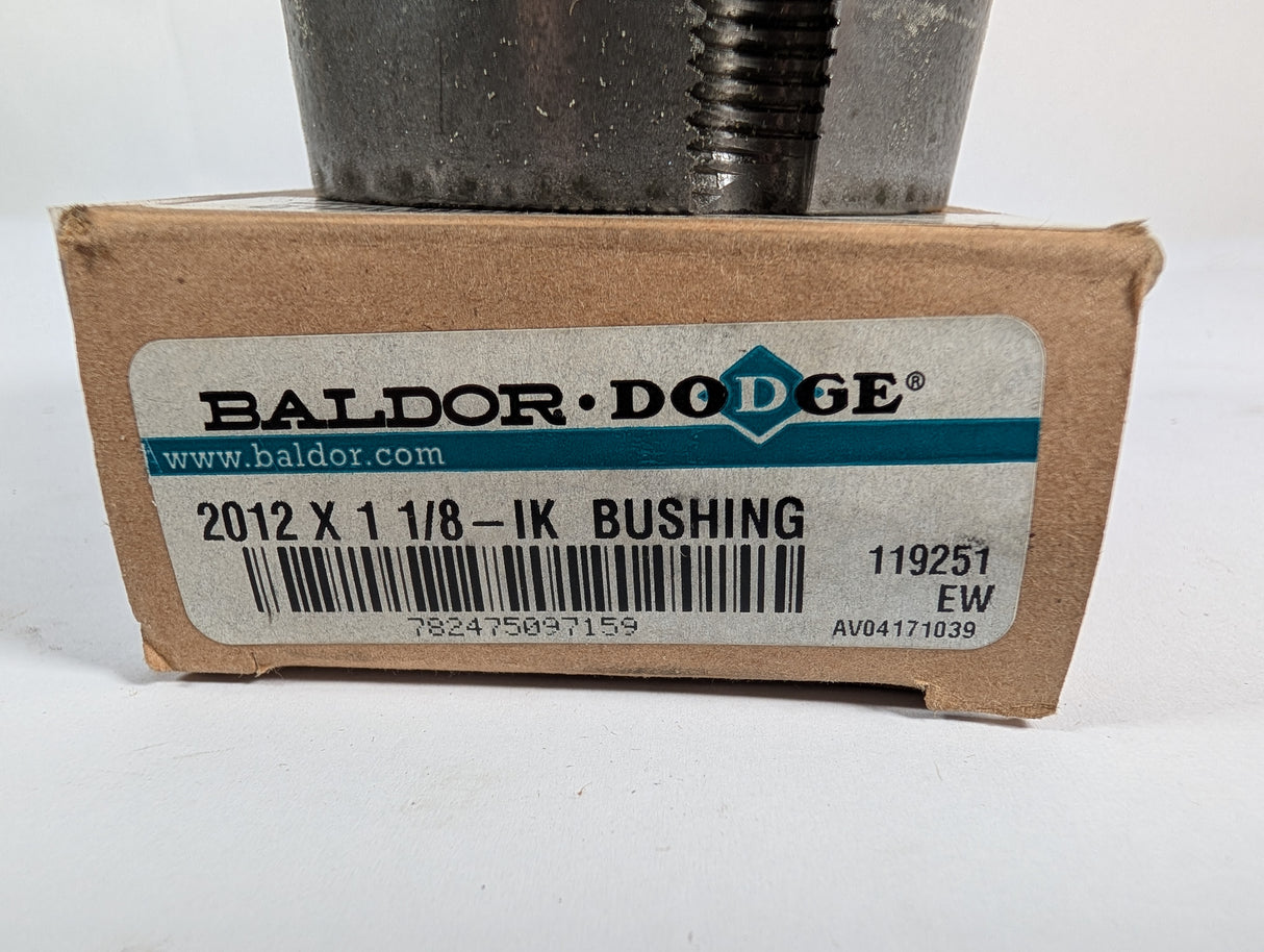 Dodge - Taper Lock Bushing - 2012 X 1 1/8 - IK BUSHING - New - Big Liquidators