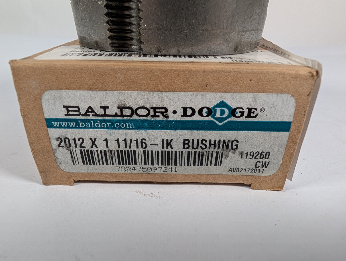 Dodge - Taper Lock Bushing - 2012 X 1 11/16 - IK BUSHING - New - Big Liquidators