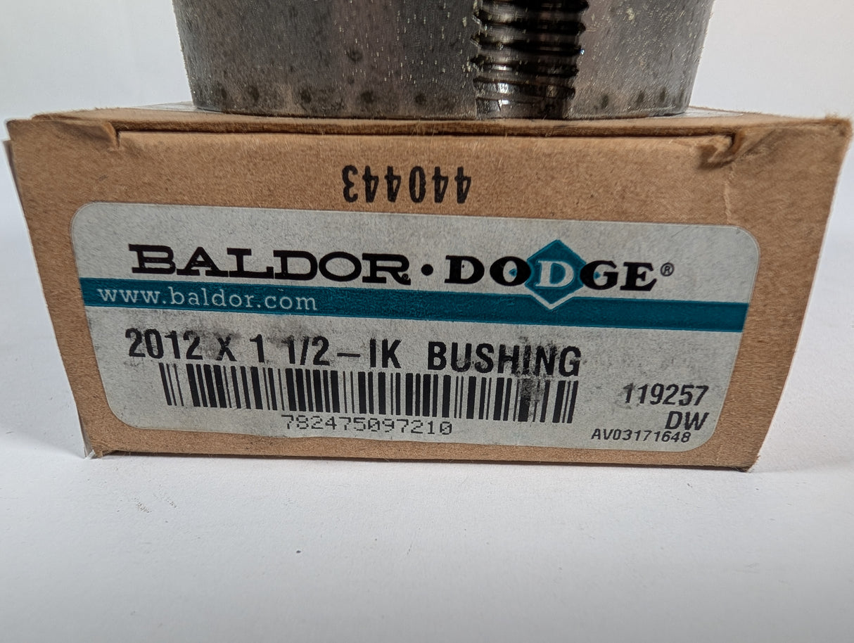 Dodge - Taper Lock Bushing - 2012 X 1 1/2 - IK BUSHING - New - Big Liquidators