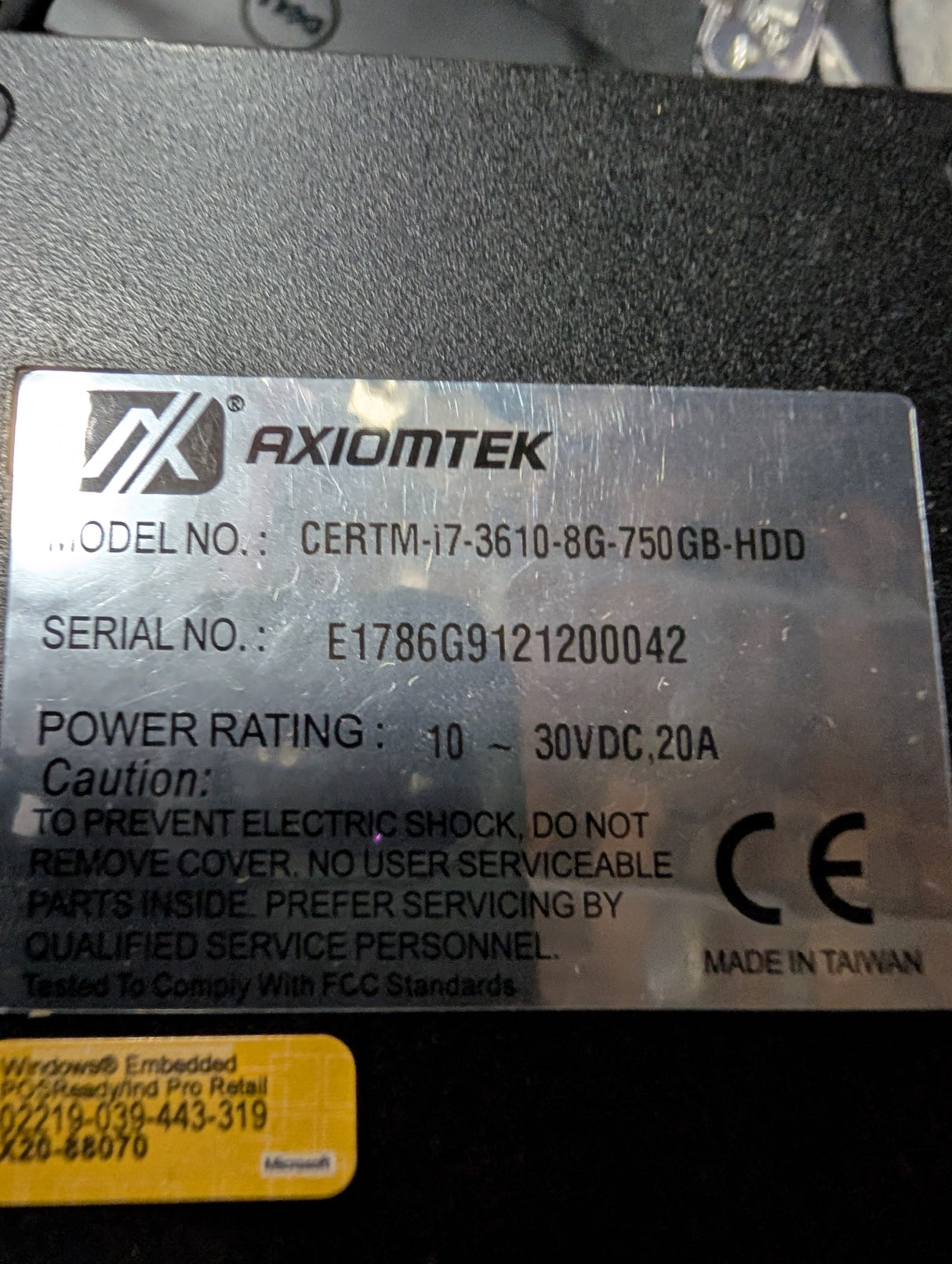 Cognex - Computer - CERTM - i7 - 3610 - 8G - 750GB - HDD - Used - Big Liquidators