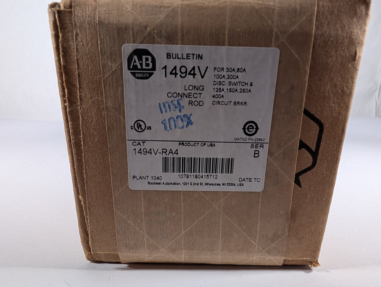 Allen Bradley - Long Length Connecting Rod - 1494V - RA4 - New - Big Liquidators