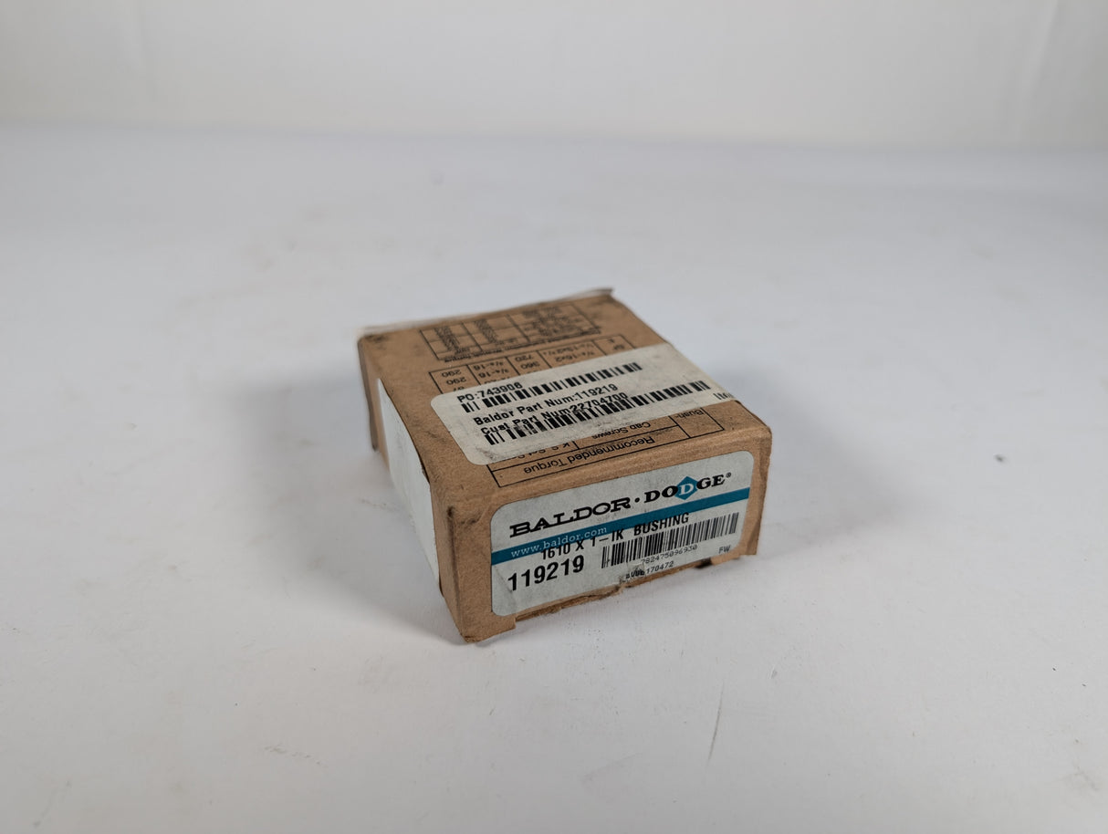 Dodge - Taper Lock Bushing - 1610X1 - IK BUSHING - New - Big Liquidators