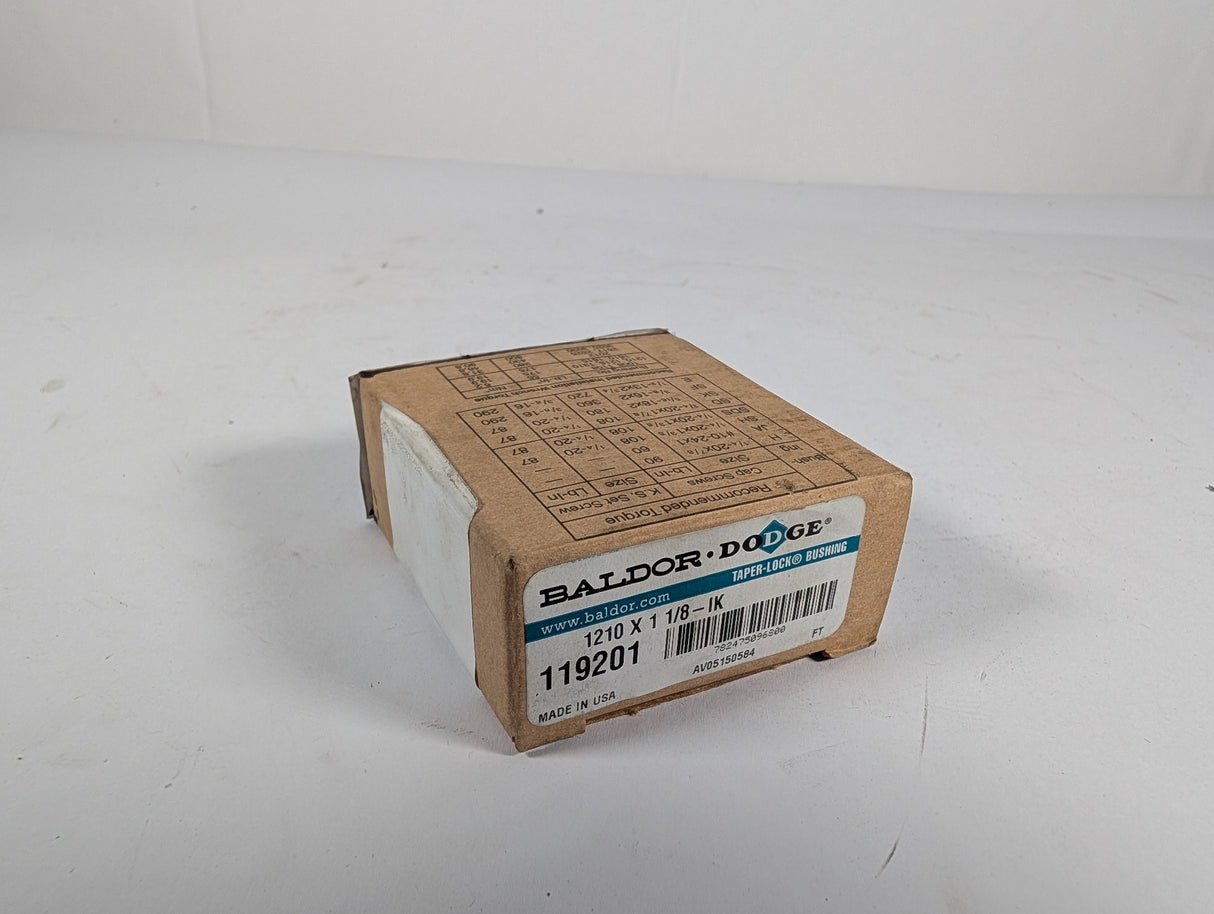 Dodge - Taper Lock Bushing - 1210X1 1/8 - IK BUSHING - New - Big Liquidators