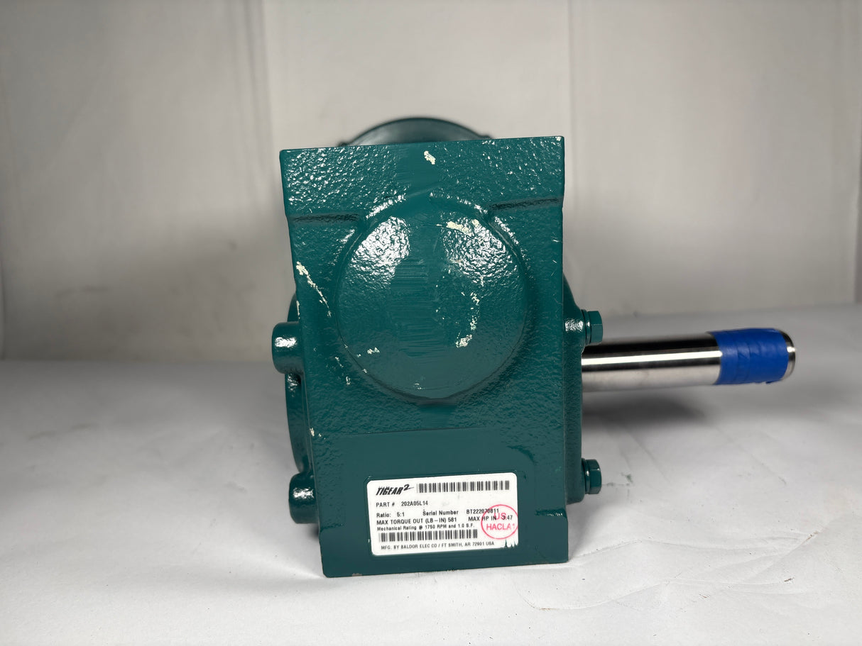 Dodge Tigear - Electric Motor 5:1 Gear Reducer - 202A05L14 - Used - Big Liquidators