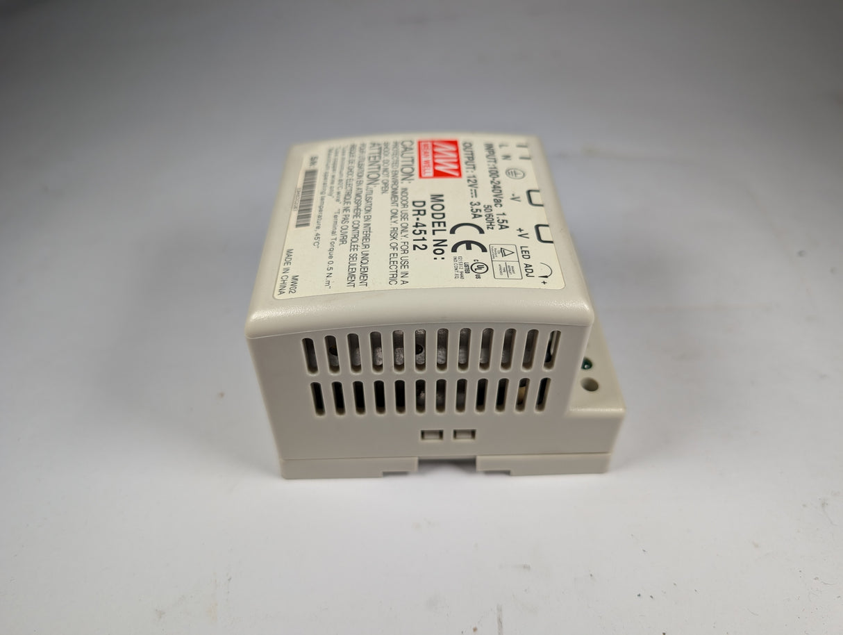Mean Well - 42 Watt Power Supply - DR - 4512 - Used - Big Liquidators
