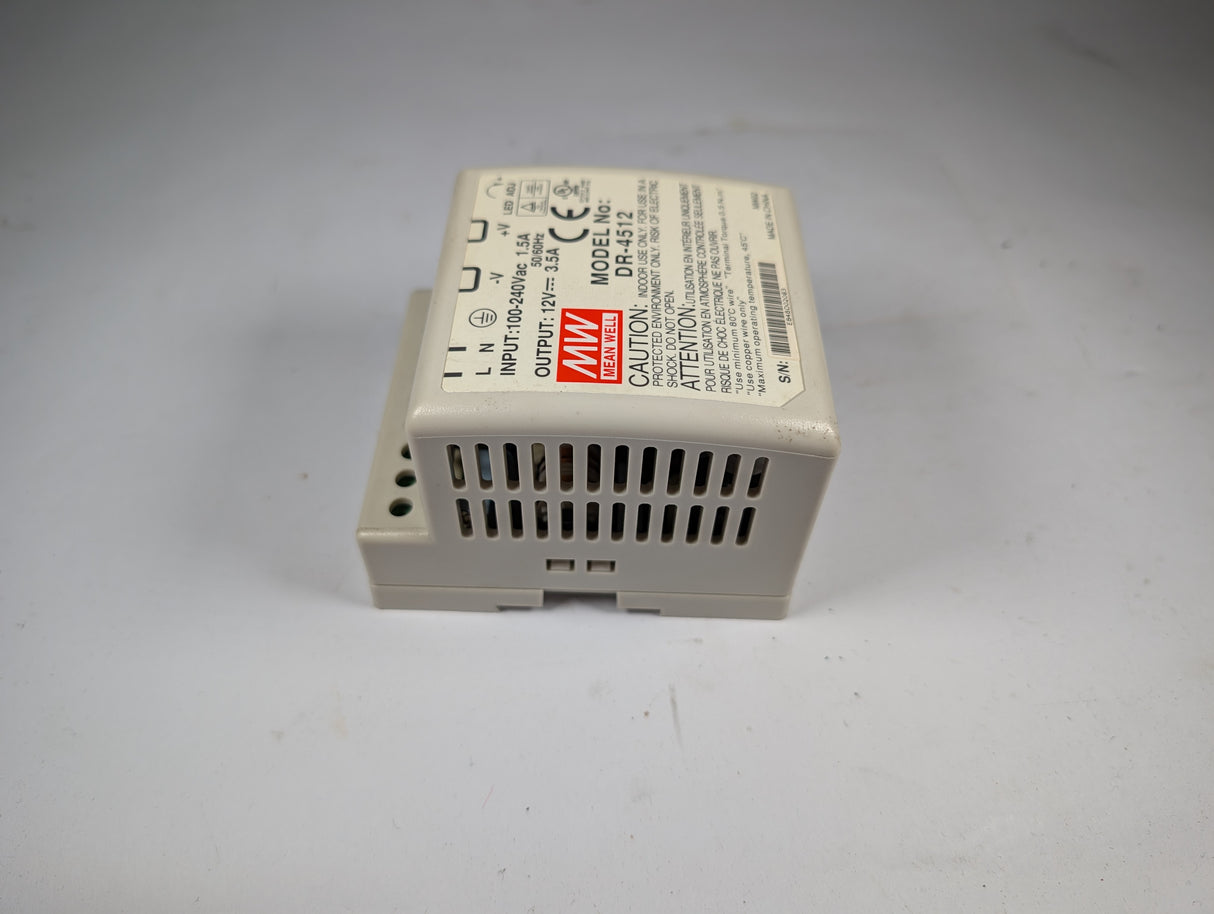 Mean Well - 42 Watt Power Supply - DR - 4512 - Used - Big Liquidators