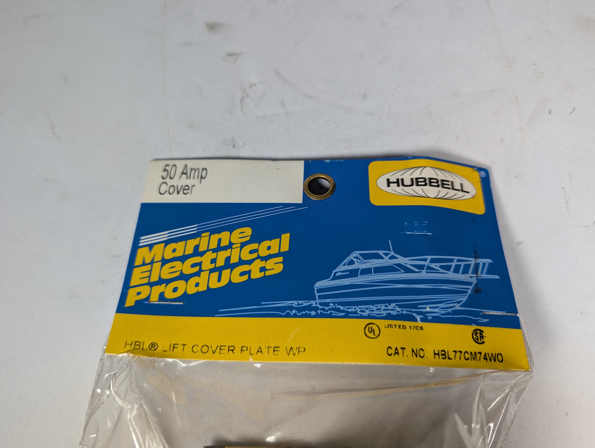 Hubbell - 50 Amp Cover Weatherproof Cover - HBL77CM74WO - New - Big Liquidators