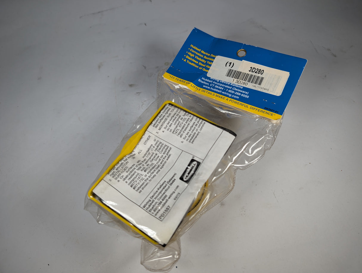 Hubbell - 50 Amp Cover Weatherproof Cover - HBL77CM74WO - New - Big Liquidators