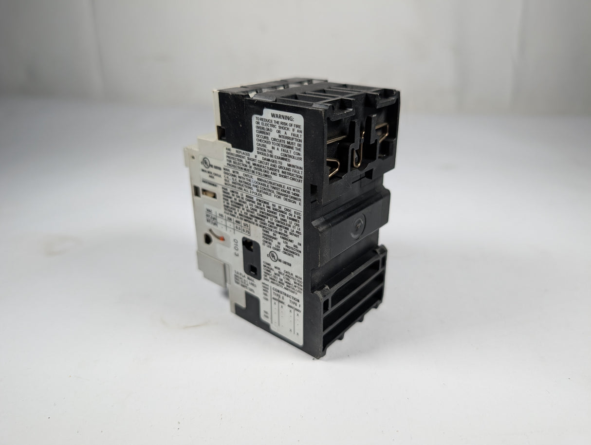 Allen Bradley - 1.0 AMP Motor Protection Circuit Breaker - 140M - C2E - B10 - Used - Big Liquidators