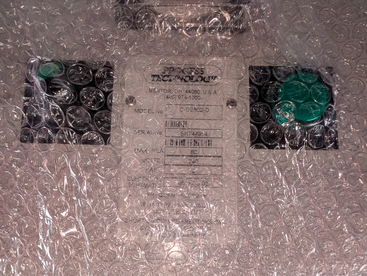 Process Technology - Digital Combination Controls - C - DE802 - D - New - Big Liquidators