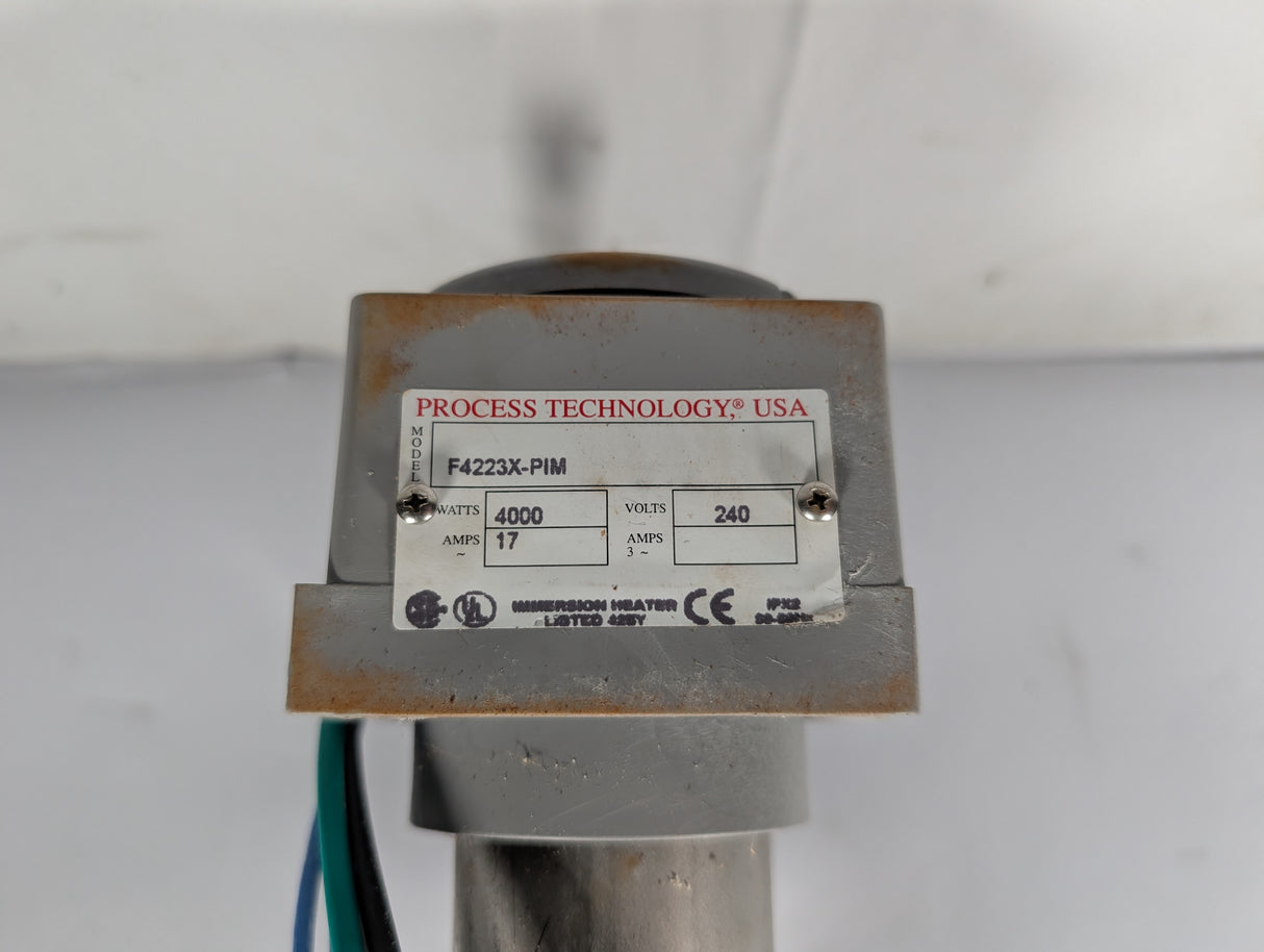 Process Technology - Set of Three 4000 Watt Emersion Heaters - F4223X - PIM - New - Big Liquidators