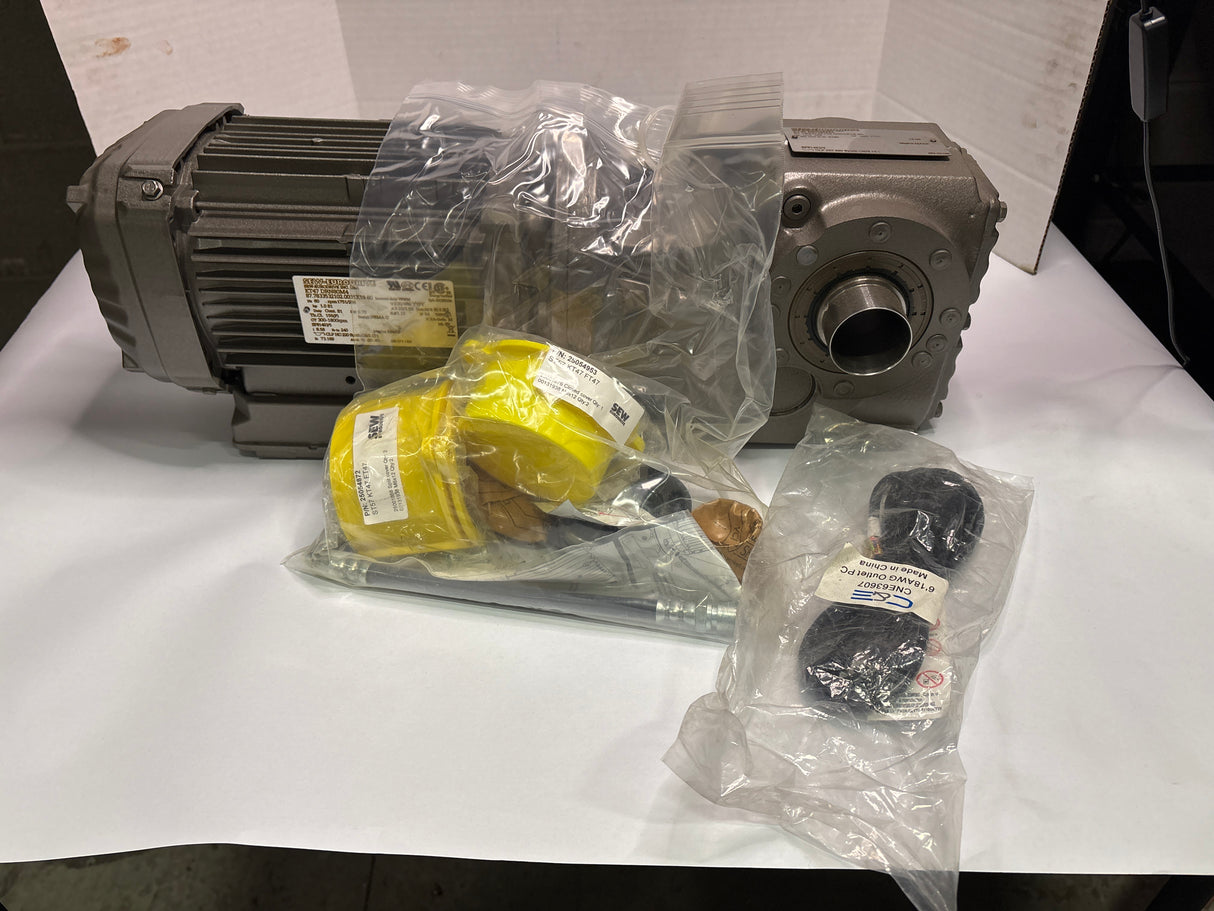 Sew - Eurodrive - 1 HP Electric Motor - KT47 DRN80M4 - New - Big Liquidators