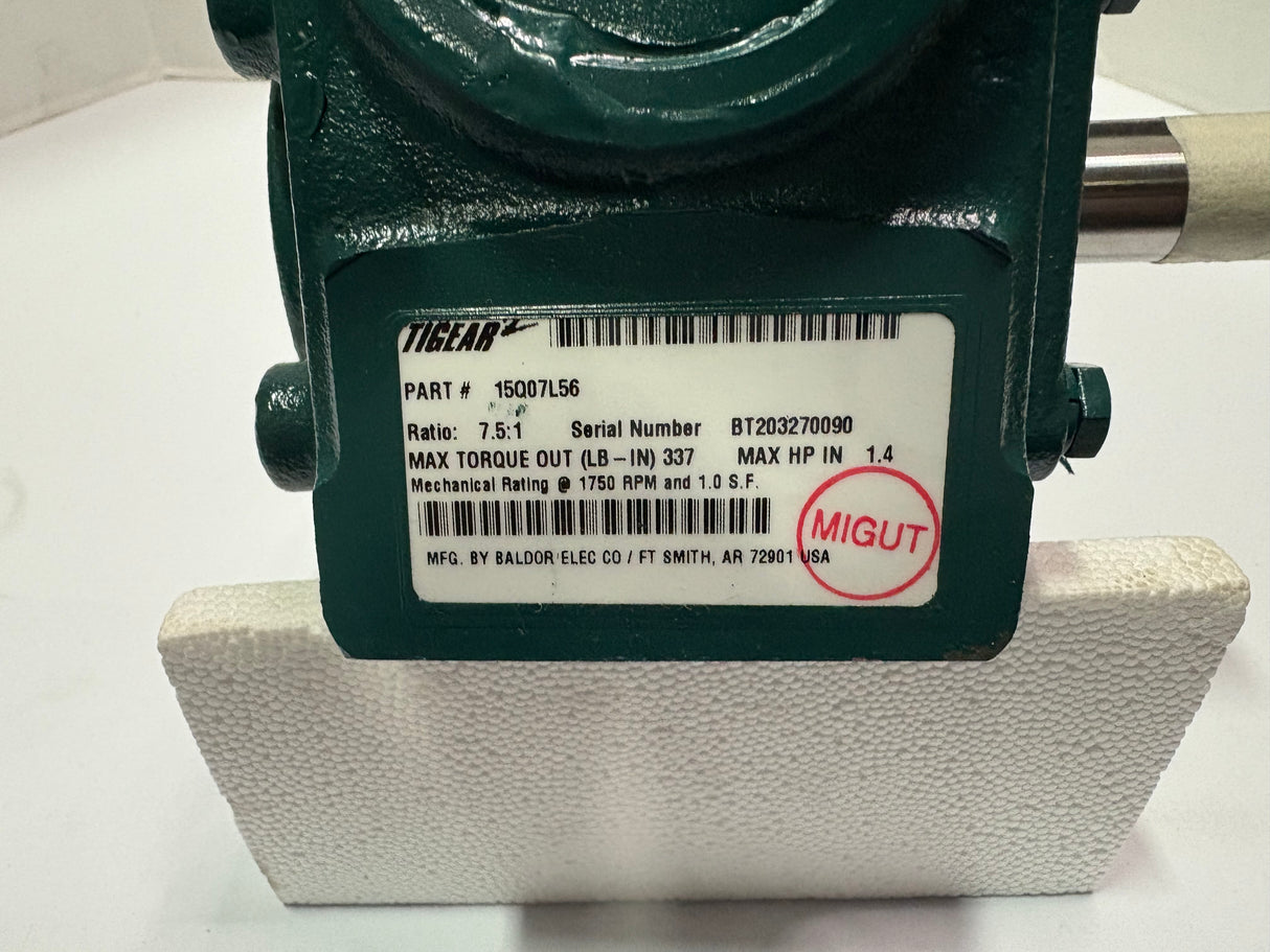 Dodge Tigear - 7.5:1 Gear Reducer - 15Q07L56 - New - Big Liquidators