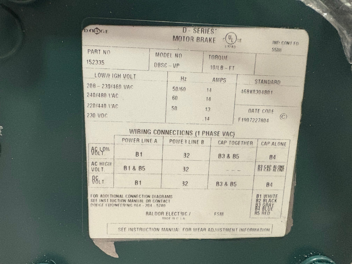 Baldor Reliance - 2 HP Electric Motor - VEBM3558T - D - New - Big Liquidators