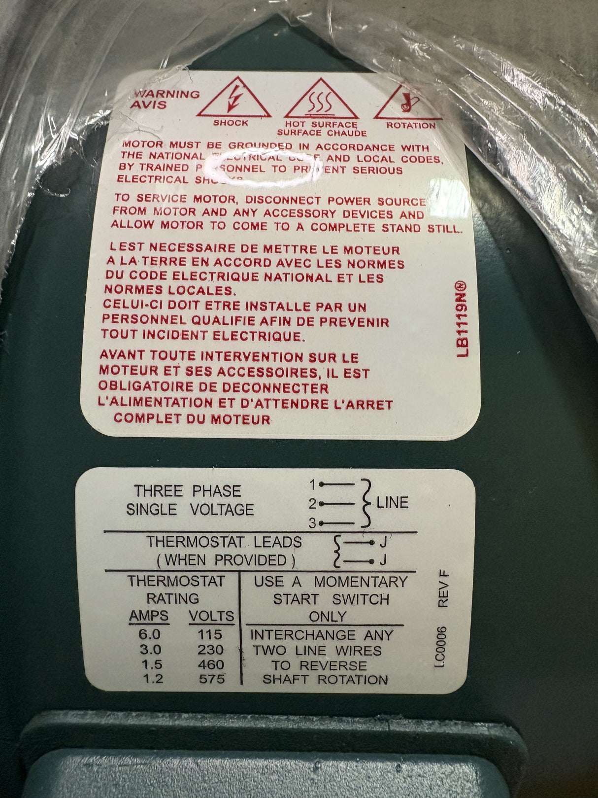 Baldor Reliance - 5 HP Electric Motor - VEUHM3615T - 50 - New - Big Liquidators