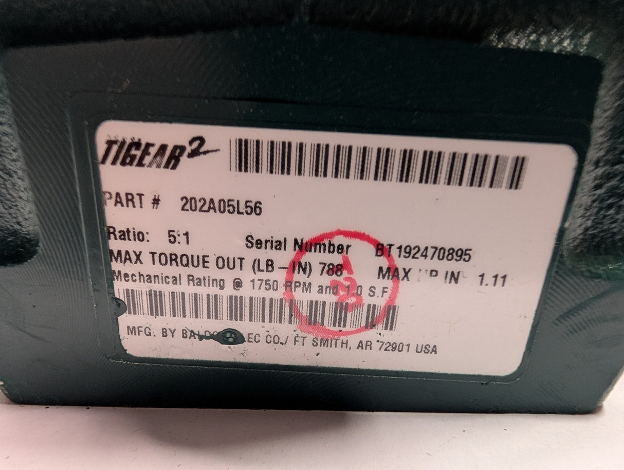 Dodge Tigear - 5:1 Gear Reducer - 202A05L56 - New - Big Liquidators