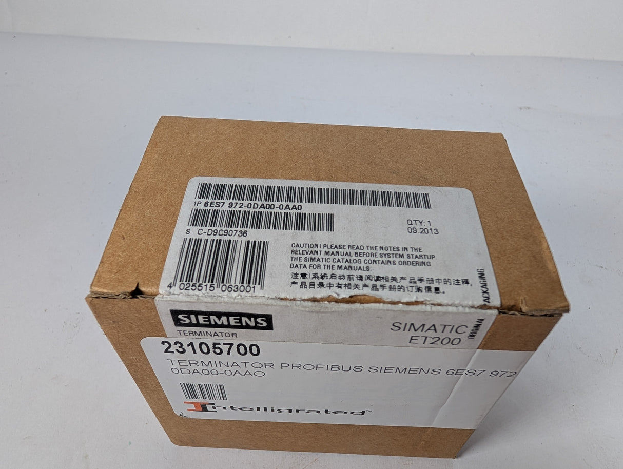 Siemens - Terminating Resistor - 6ES7 972 - 0DA00 - 0AA0 - New - Big Liquidators