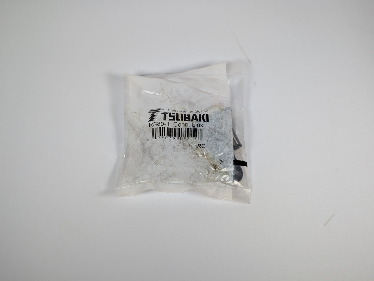 Tsubaki - Roller Chain Connecting Link - RS80 - 1 Conn. Link - New - Big Liquidators