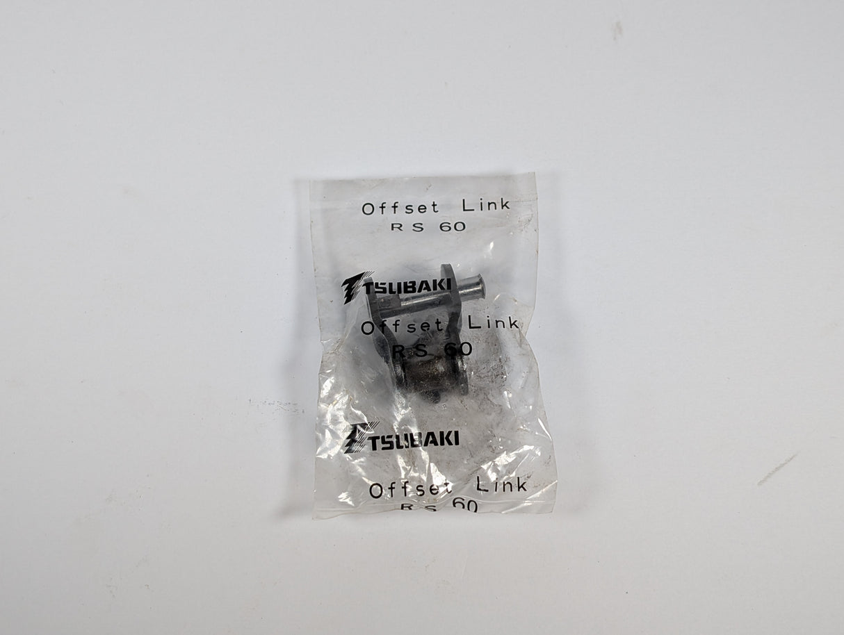 Tsubaki - Roller chain Offset Connecting Link - RS60 Offset Link - New - Big Liquidators