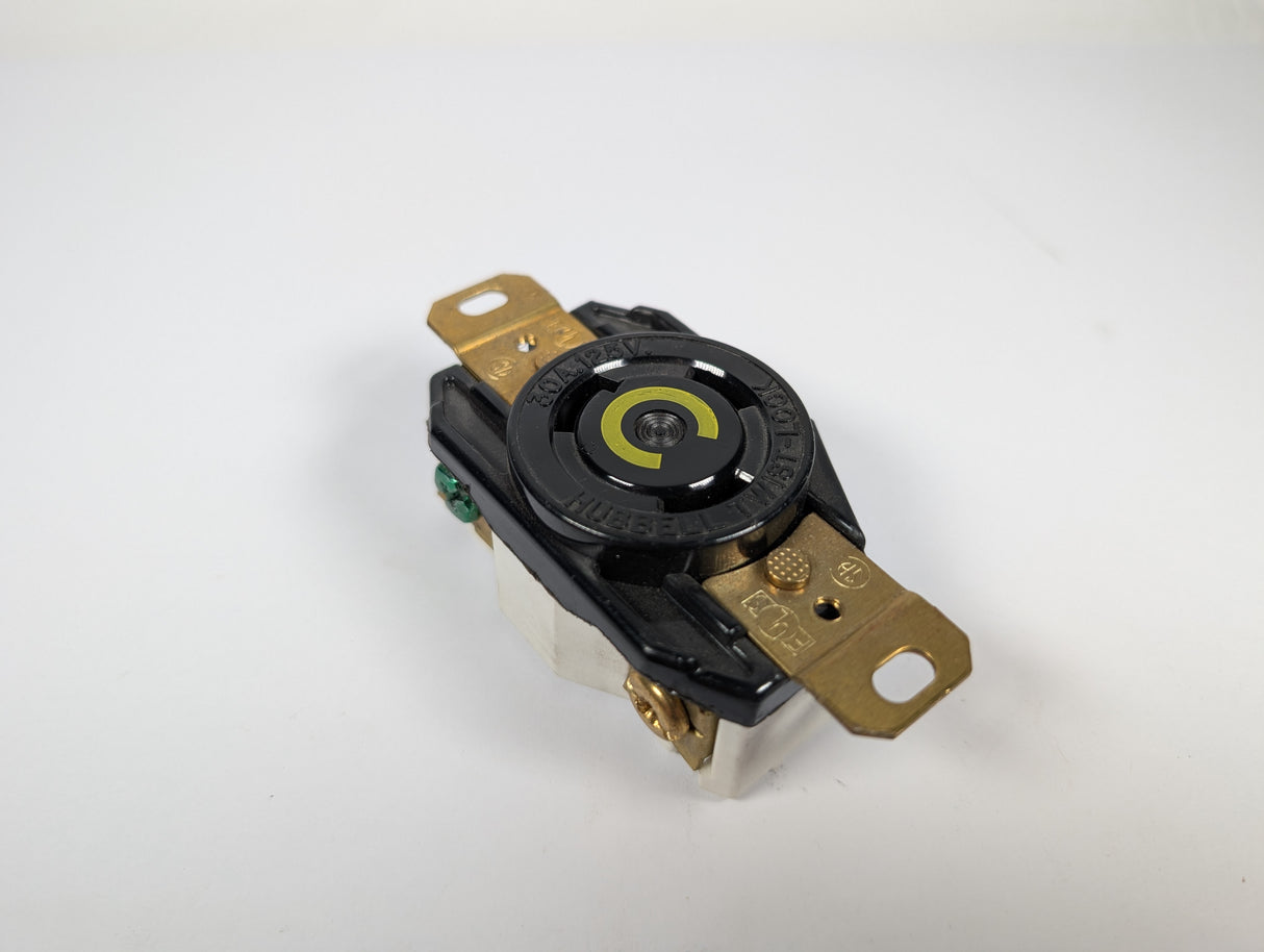 Hubbell - Twist - Lock Flush Mount Receptacle - HBL2610 - New - Big Liquidators