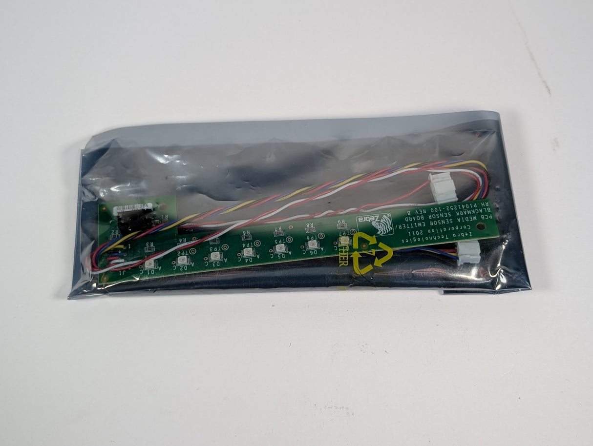 Zebra - PCB Media Sensor Emitter/Black Mark Sensor - P1041252 - 100 REV. B - New - Big Liquidators