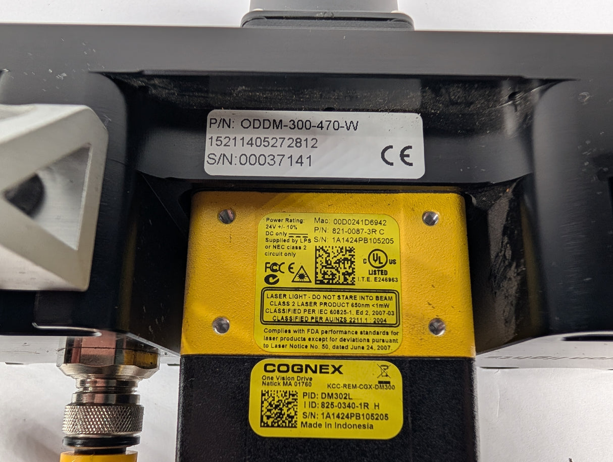Cognex - Dataman 300 Series Barcode Scanner - DM302L With:ODDM - 300 - 470 - W - Used - Big Liquidators