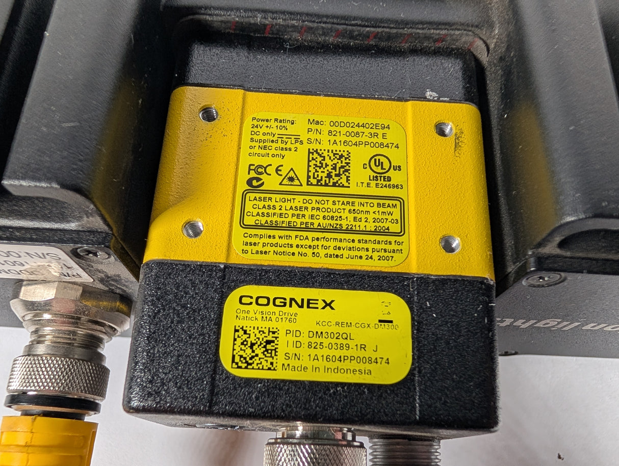 Cognex - Dataman 300 Serieis Barcode Scanner - DM302QL With:ODDM - 303 - 470 - W - Used - Big Liquidators