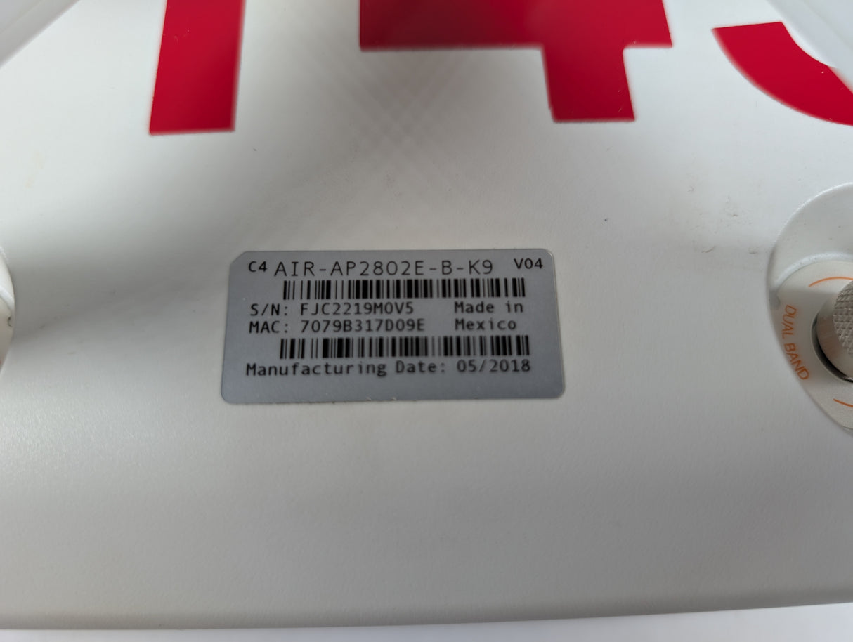 CISCO - Aironet Wireless Access Point - AIR - AP2802E - B - K9 - Used - Big Liquidators