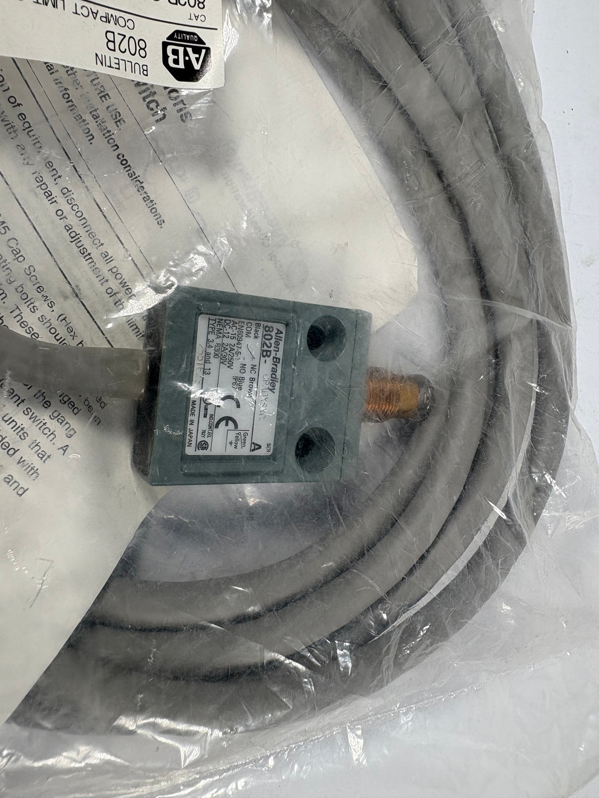 Allen Bradley - Compact Limit Switch - 802B - CPADXSXC3 - New - Big Liquidators