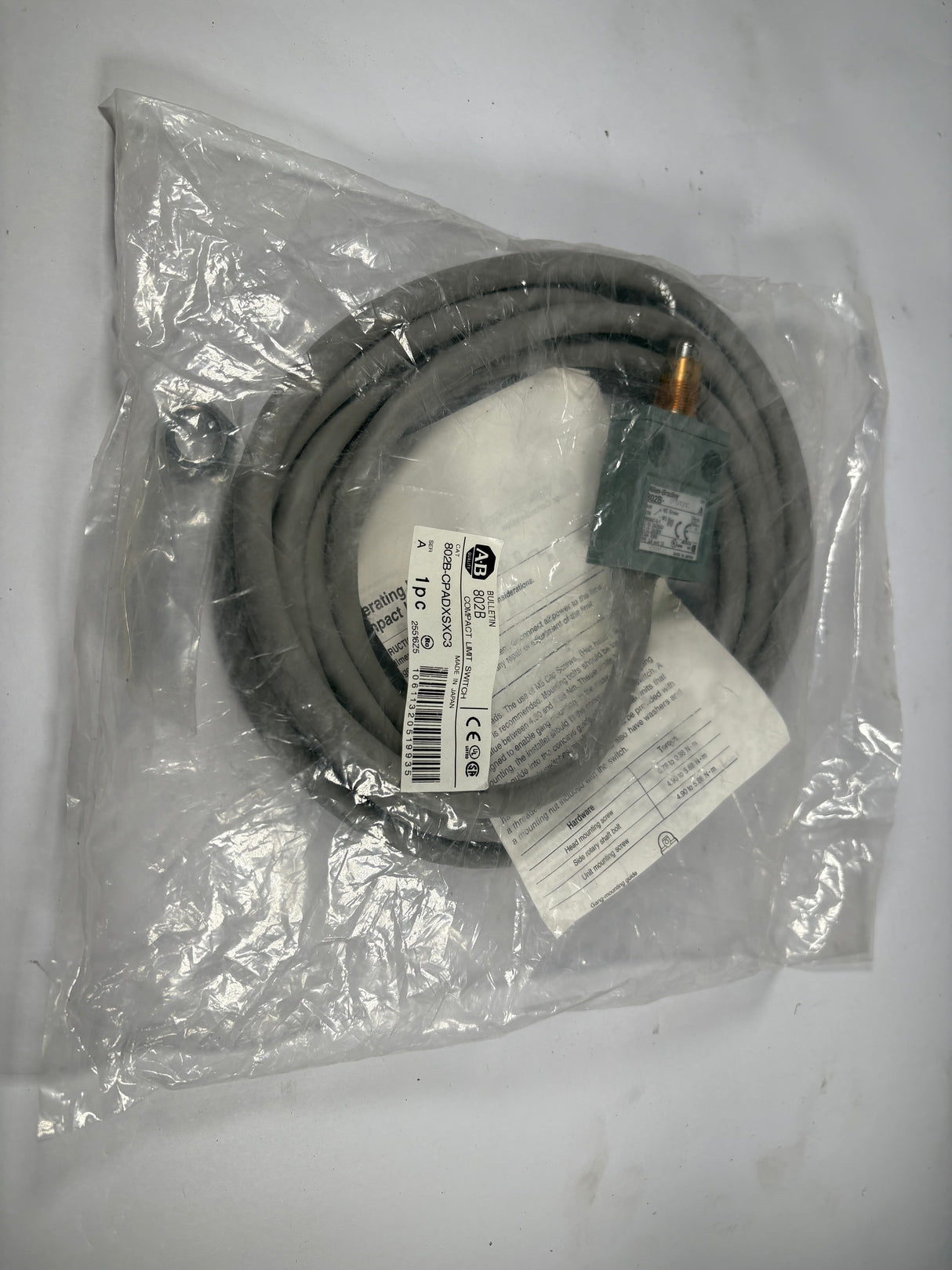Allen Bradley - Compact Limit Switch - 802B - CPADXSXC3 - New - Big Liquidators