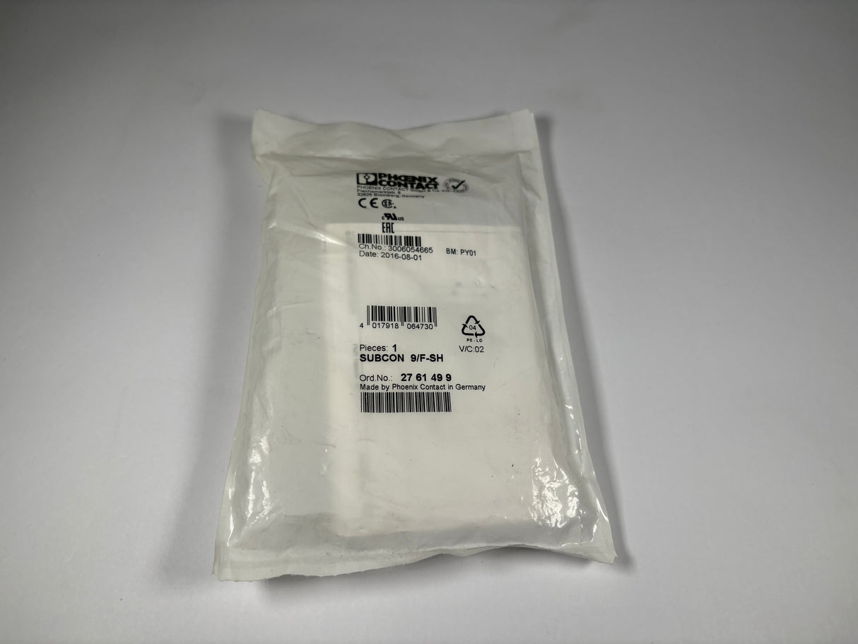 Phoenix Contact - D - SUB Bus Connector - SUBCON 9/F - SH - New - Big Liquidators