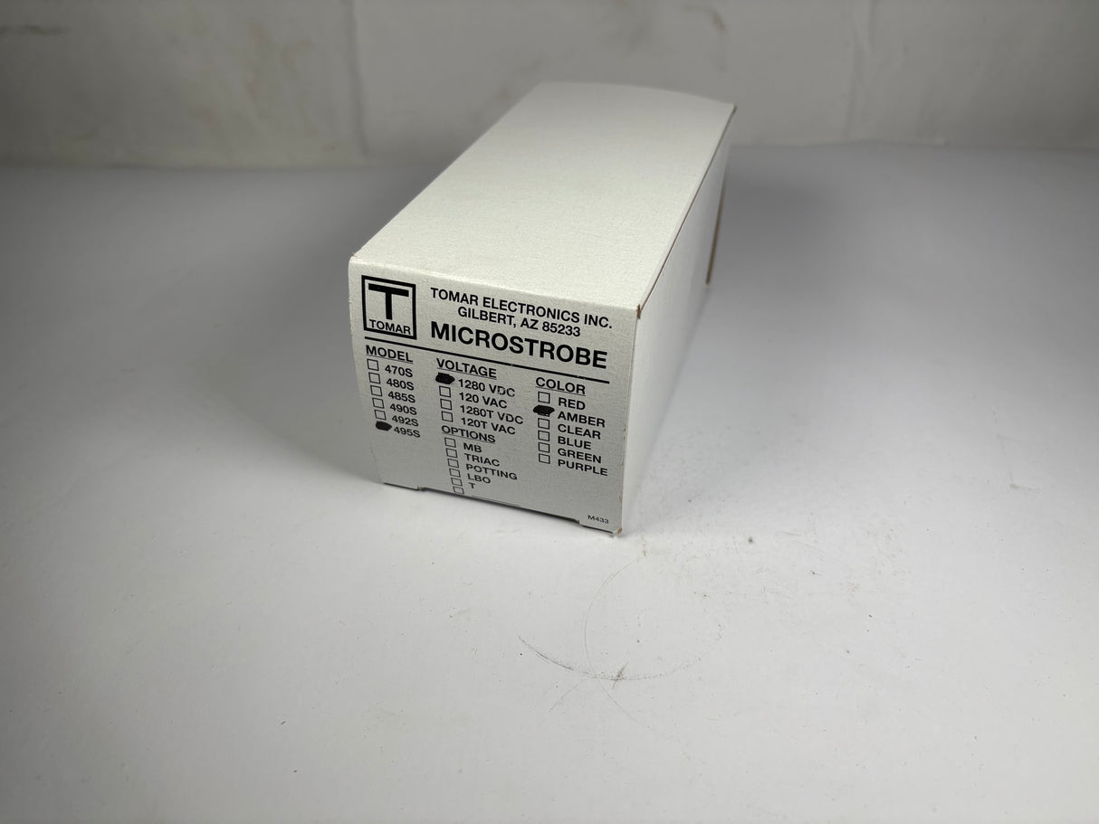 Tomar - Microstrobe Single Flash Amber Light - 495S - 1280 - New - Big Liquidators