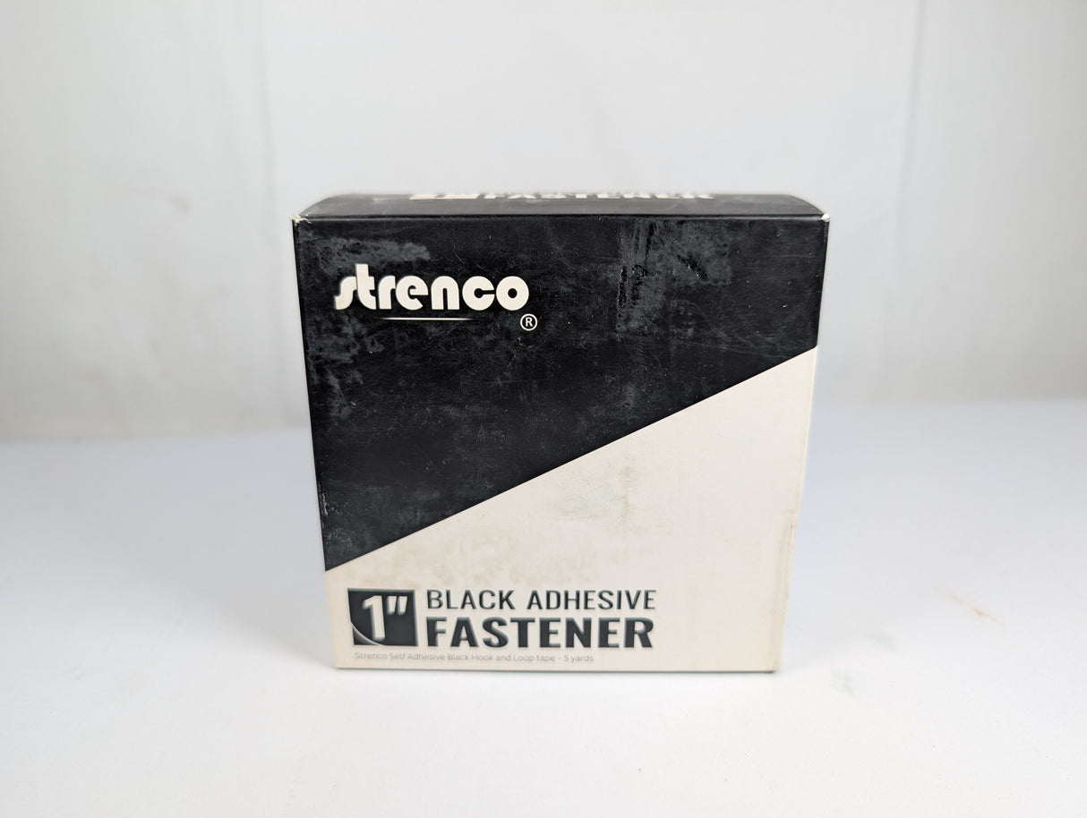 Strenco - Black Adhesive Fastener 5 yard roll - X000TYI8L1 - New - Big Liquidators