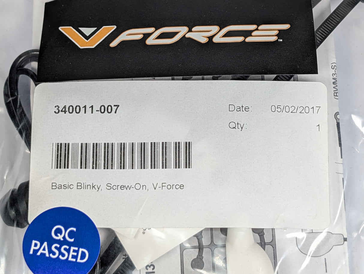 V - Force - Basic Blinky, Screw On - 340011 - 007 - New - Big Liquidators