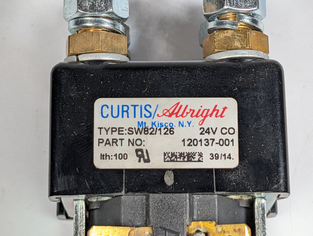 Albright - Double Pole Single Throw Normally Open Contactor - SW82/126 - New - Big Liquidators