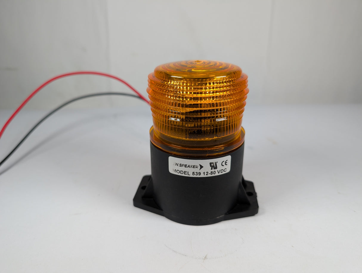 J.W. Speakers - Amber Warning Ligth 12 - 80 VDC - 539 - New - Big Liquidators