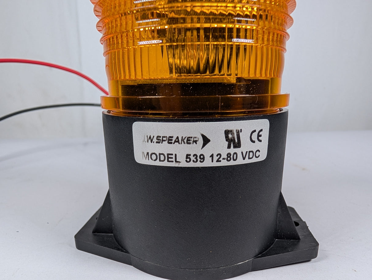 J.W. Speakers - Amber Warning Ligth 12 - 80 VDC - 539 - New - Big Liquidators