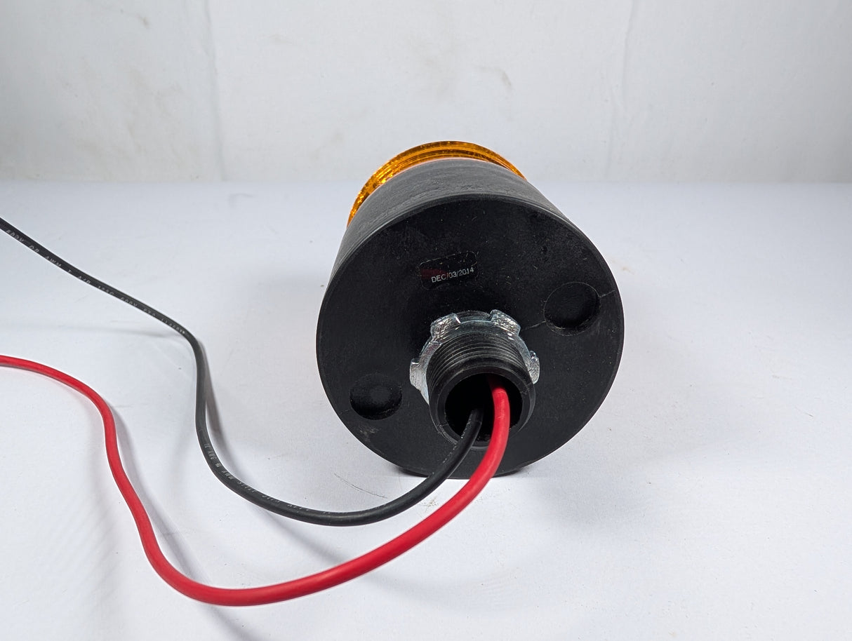 J.W. Speakers - Amber Warning Light 12 - 80 VDC, Pipe Mounted - 538 - New - Big Liquidators