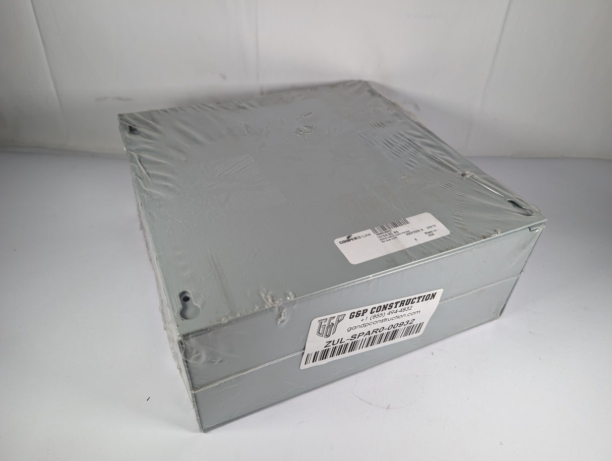 Cooper B - Line - Type 1 Junction Box 10"x10"x4" - 10104 SC NK - New - Big Liquidators