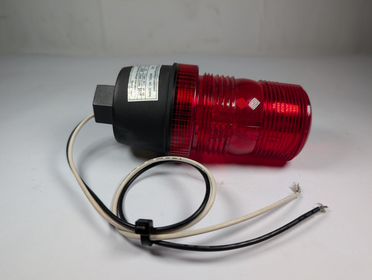 Grainger - Red Strobe Warning Light - 2ERP6 - New - Big Liquidators