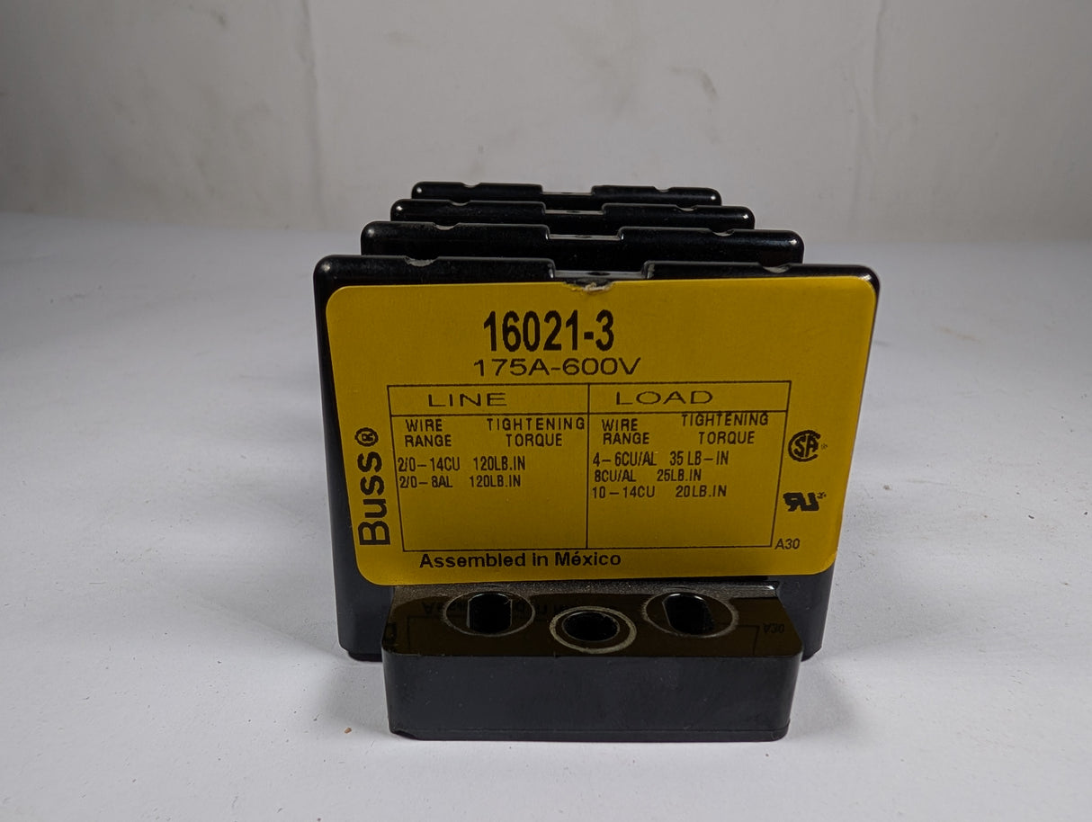 Eaton - 600VAC Power Distribution Block - 16021 - 3 - New - Big Liquidators