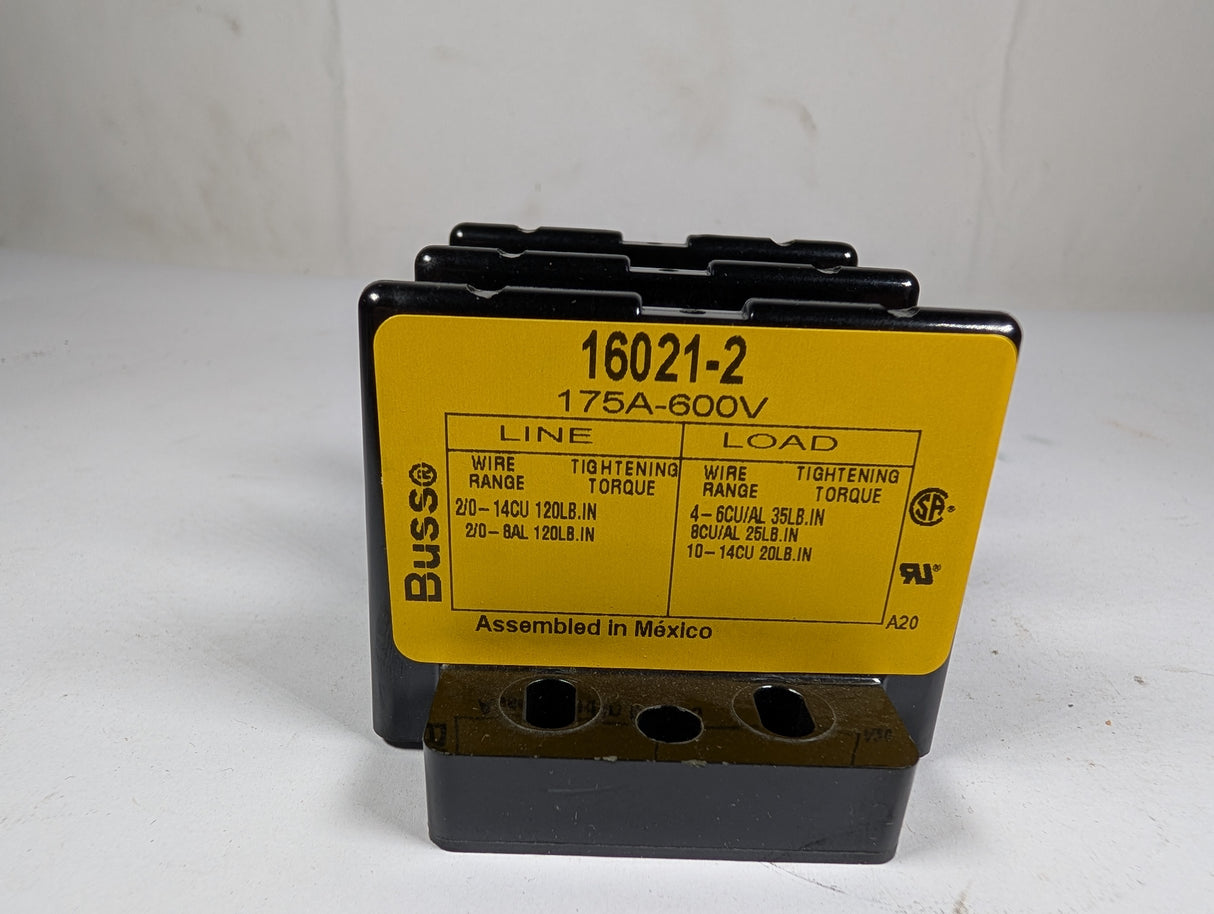 Eaton - 600VAC Power Distribution Block - 16021 - 2 - New - Big Liquidators