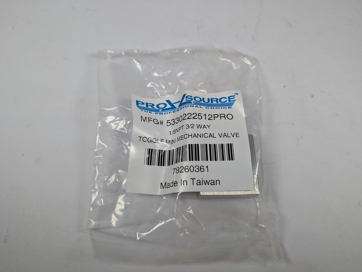Pro Source - Miniature Manual Air Valve - 5330222512PRO - New - Big Liquidators