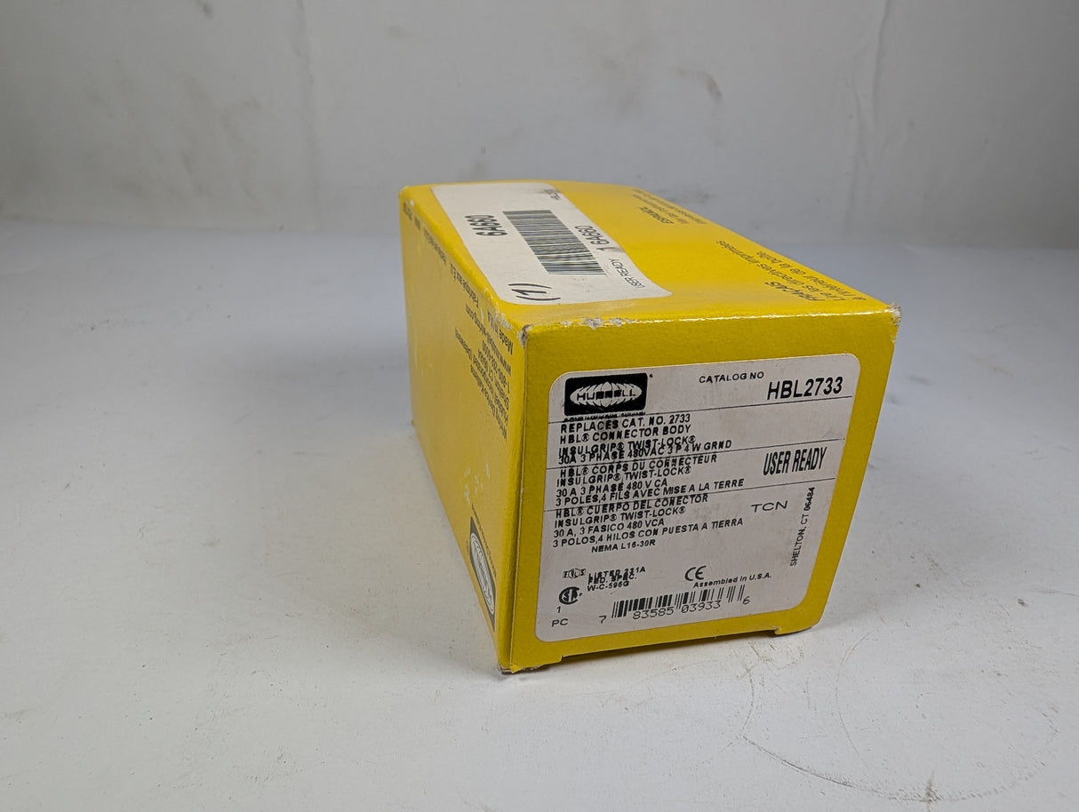 Hubbel - 480V Locking Connector - HBL2733 - New - Big Liquidators