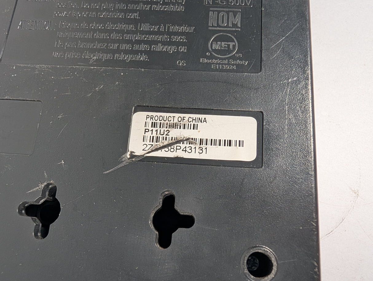 APC - 11 Outlet Surge Protector with 8 ft Cord - P11U2 - Used - Big Liquidators